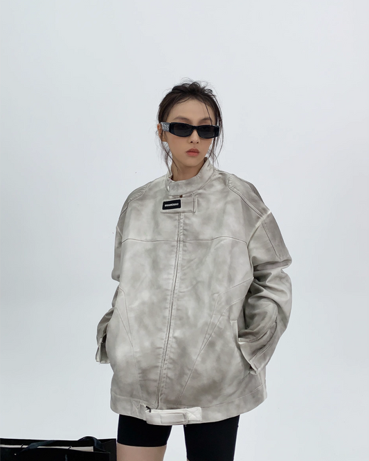 Dirty Leather Biker Jacket YLS0387