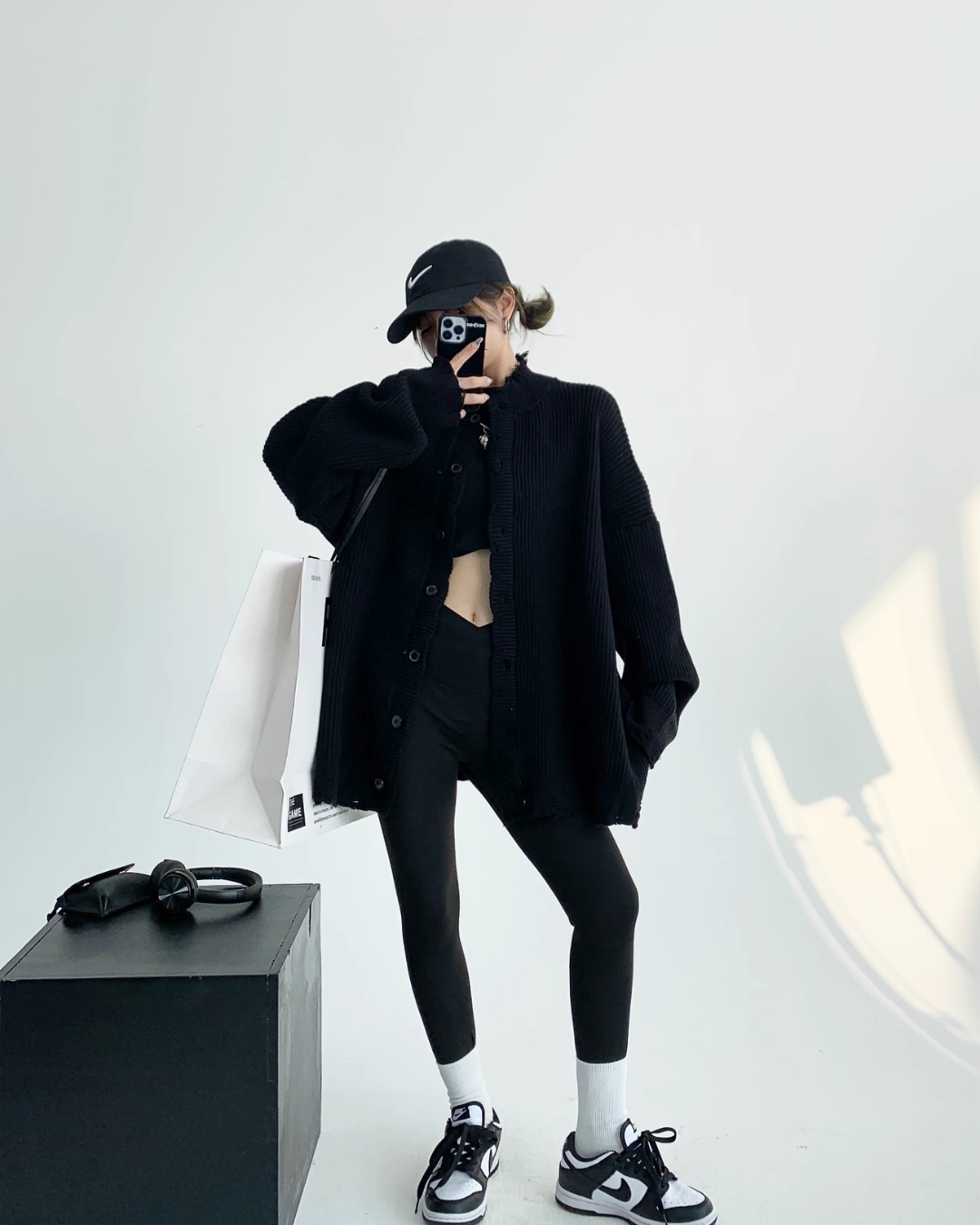 Damaged Knit Cardigan YLS0375