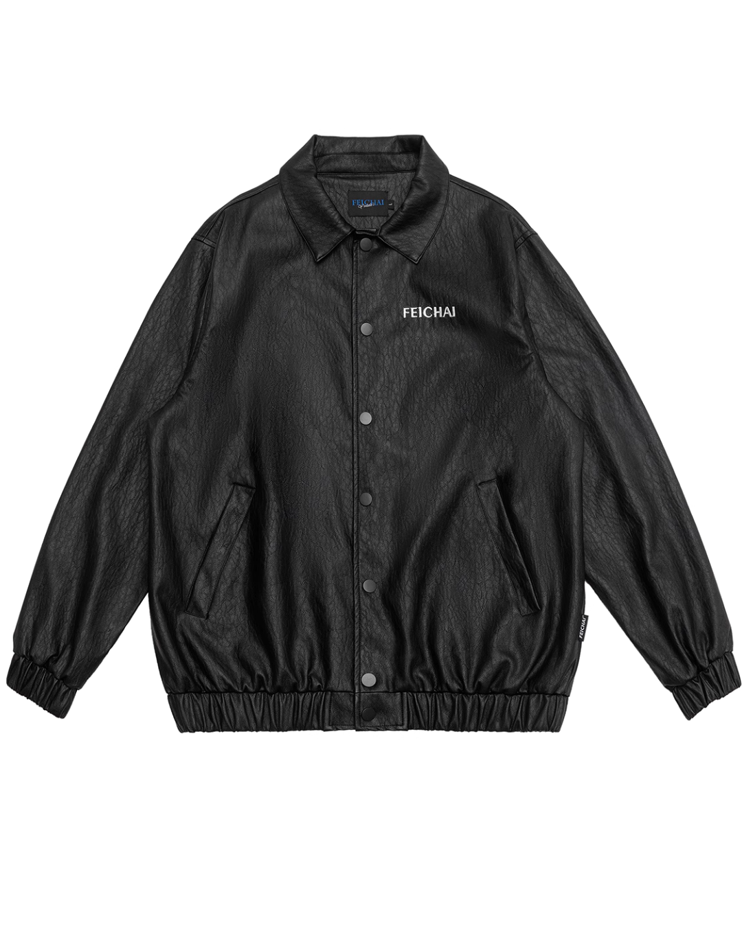 Back Design Faux Leather Blouson YLS0383